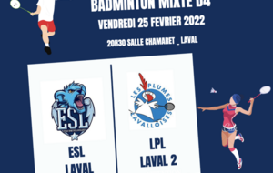 BAD D4 Contre LES PLUMES LAVALLOISE