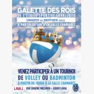 GALETTE DES ROIS DE L'ESL + TOURNOI  (REPONSE AVANT LE 6 JANVIER 2023)
